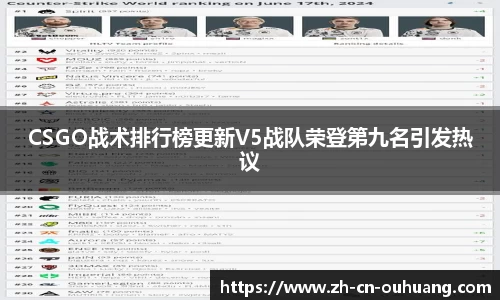 CSGO战术排行榜更新V5战队荣登第九名引发热议